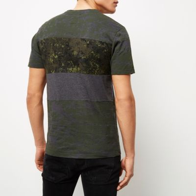Dark green print Only & Sons T-shirt
